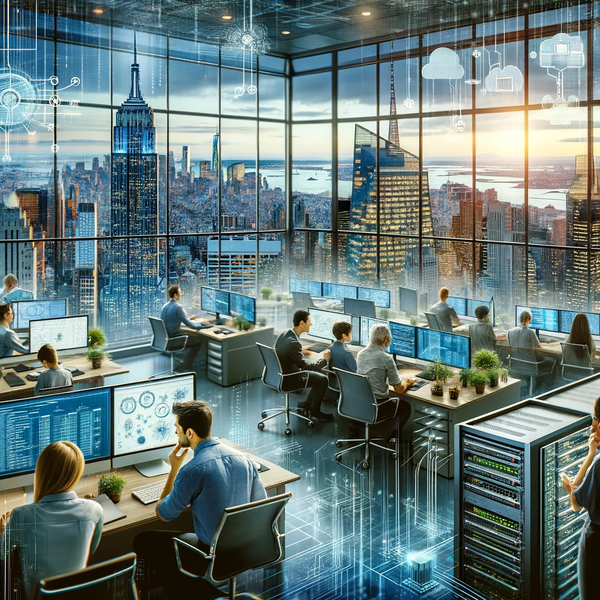An image depicting an IT Services Company in midtown Manhattan