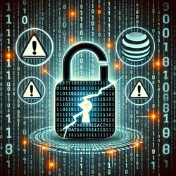 An image depicting ATT's recent cyber breach