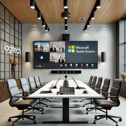 an image depicting Microsoft Teams Rooms installations