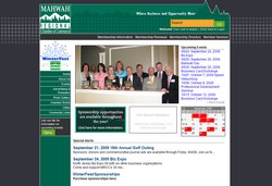 Mahwah Regional Chamber of Commerce web site screen shot